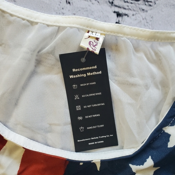 NWT 4th of July Tank America Patriot Sz XL - Picture 8 of 8